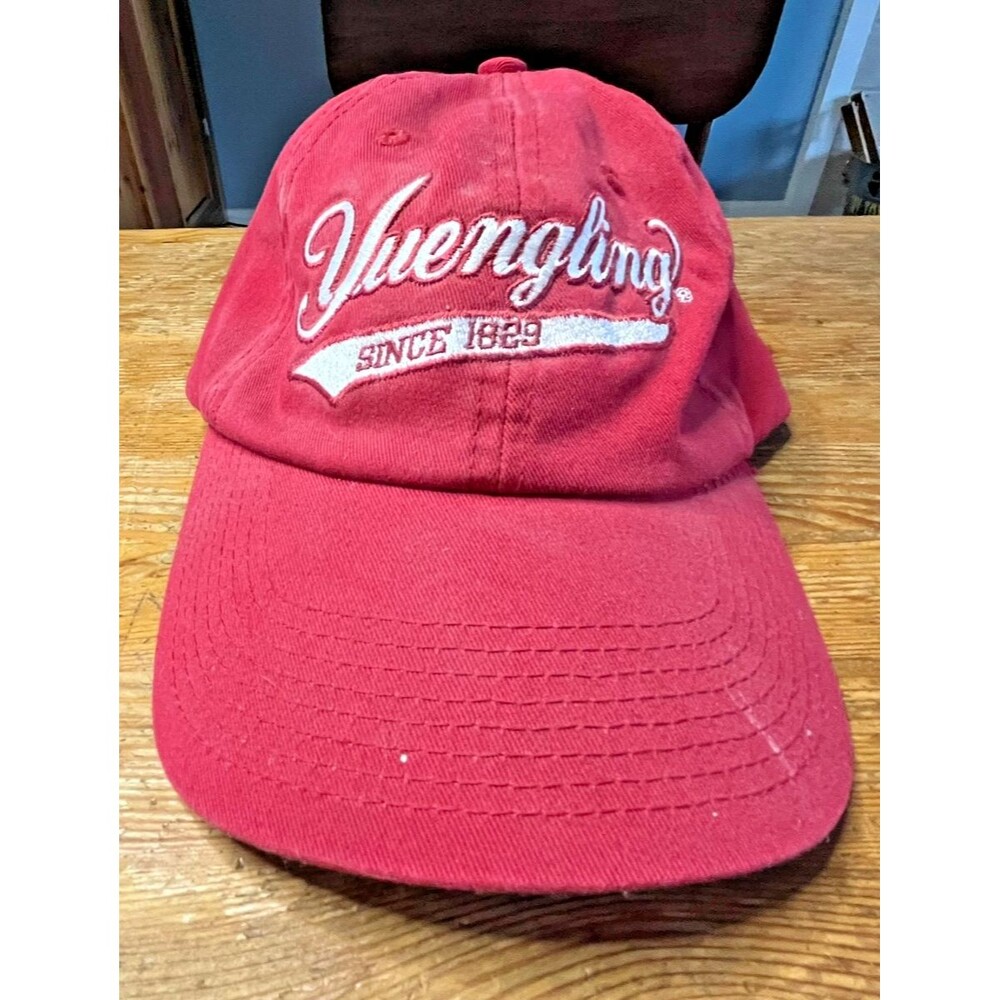 Yuengling Beer Baseball Hat Red Strap Back Adjustable Red Low Profile Dad Cap